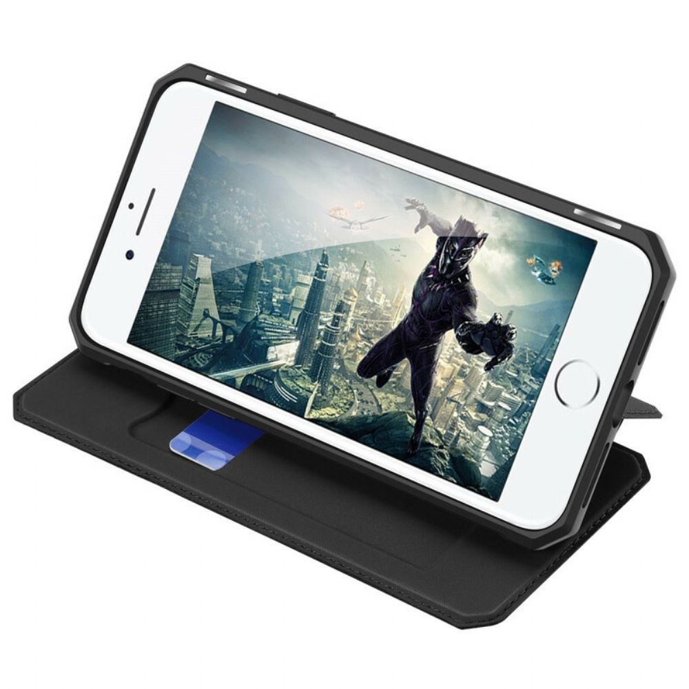 Schutzhülle Für iPhone SE 3 / SE 2 / 8 / 7 Flip Case Skin X-serie Dux Ducis