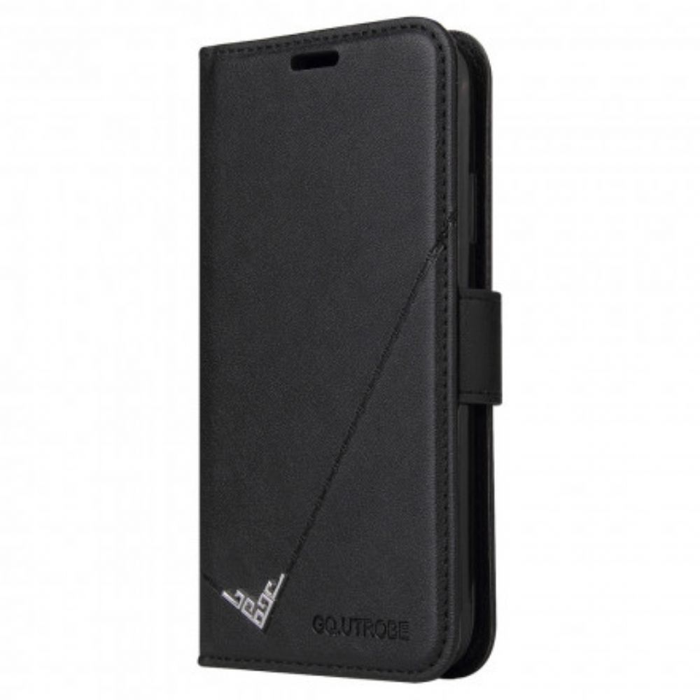 Flip Case Für Xiaomi Mi 11 5G Ausgefallenes Kunstleder Metall Gq.utrobe