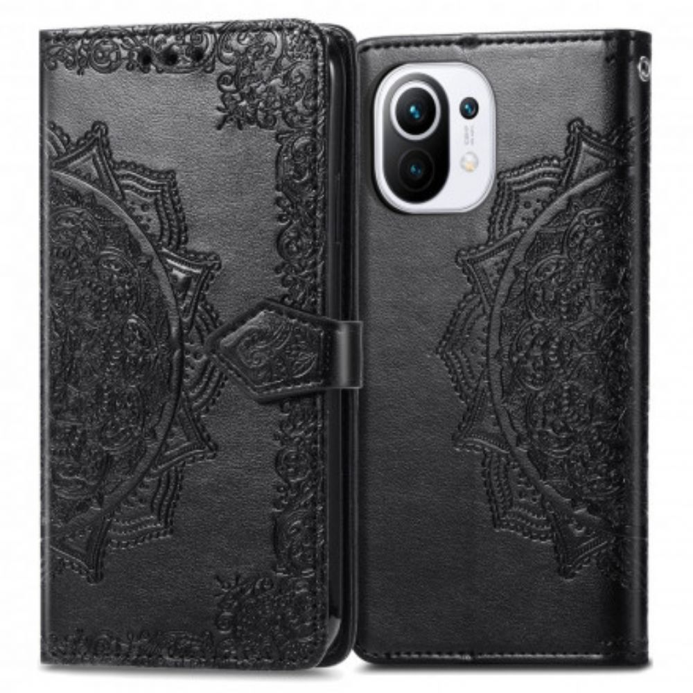 Flip Case Für Xiaomi Mi 11 5G Mandala Aus Dem Mittelalter
