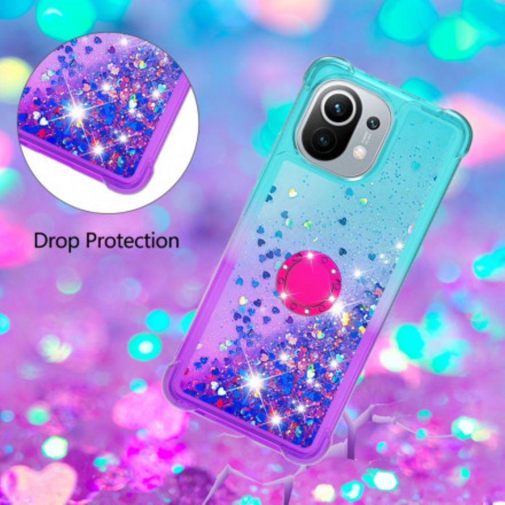 Handyhülle Für Xiaomi Mi 11 5G Glitzerring-halterung