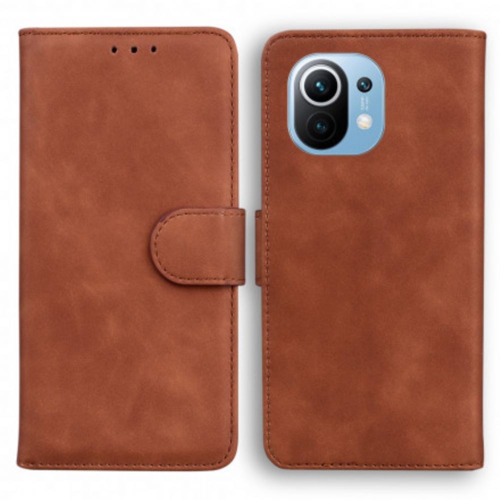 Lederhüllen Für Xiaomi Mi 11 5G Leder Im Vintage-couture-stil