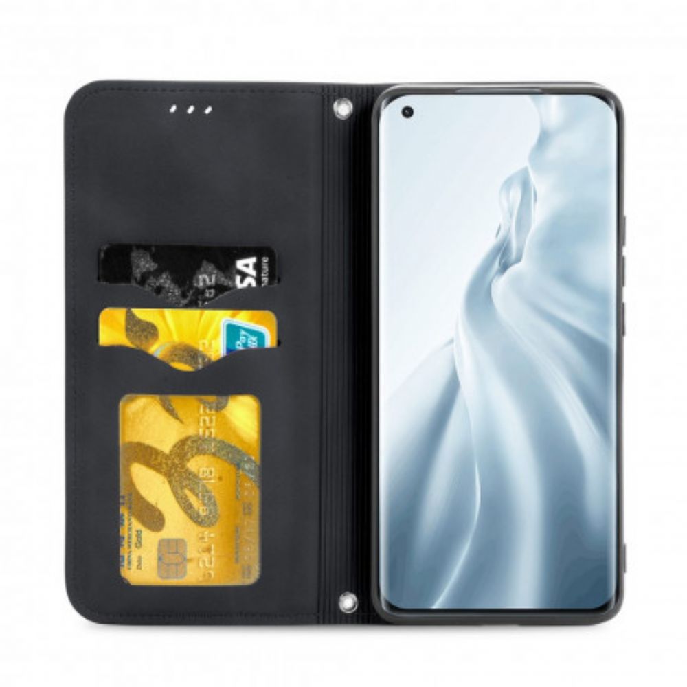 Schutzhülle Für Xiaomi Mi 11 5G Flip Case Vintage Kunstleder