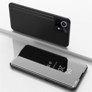 Schutzhülle Für Xiaomi Mi 11 5G Spiegel Und Kunstleder