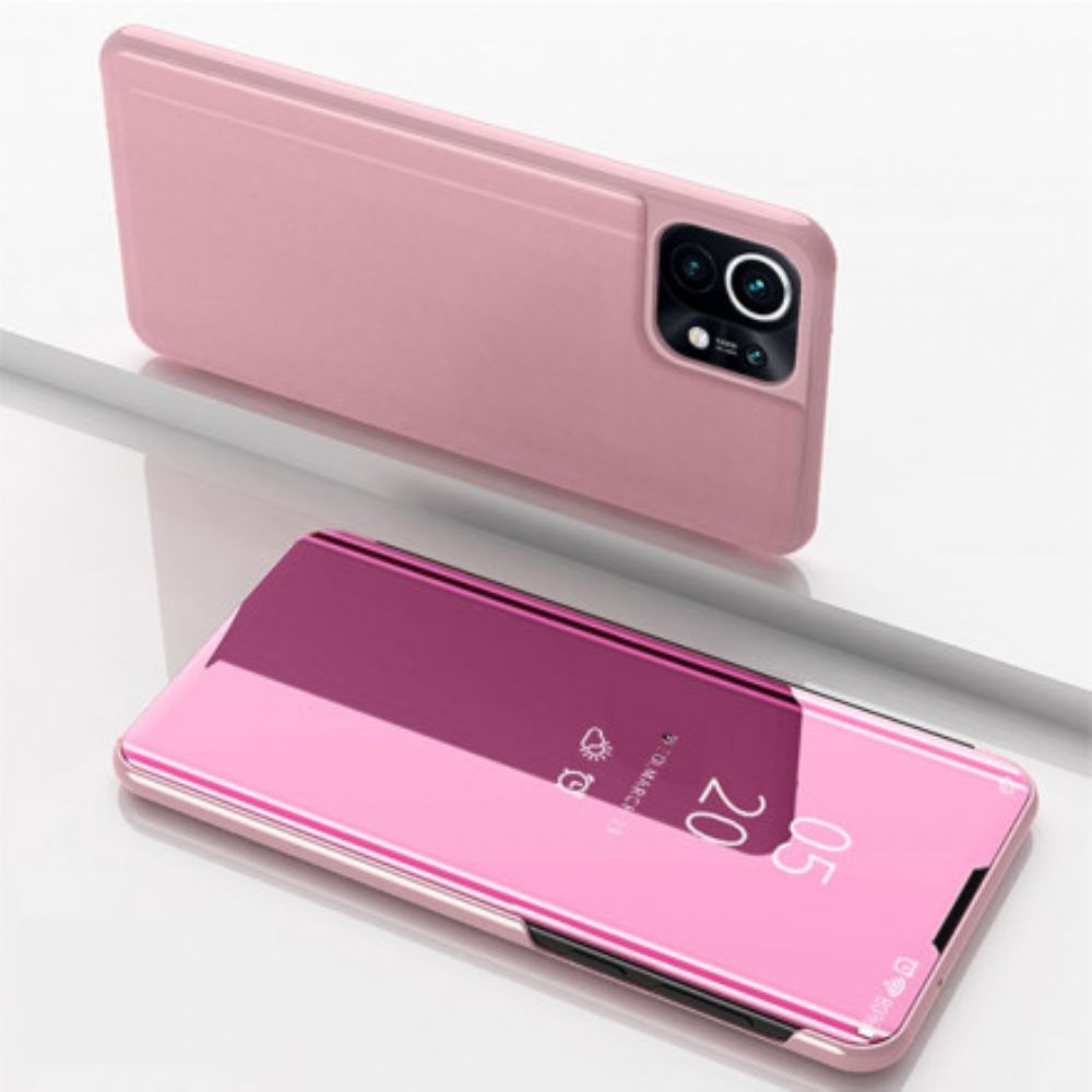 Schutzhülle Für Xiaomi Mi 11 5G Spiegel Und Kunstleder