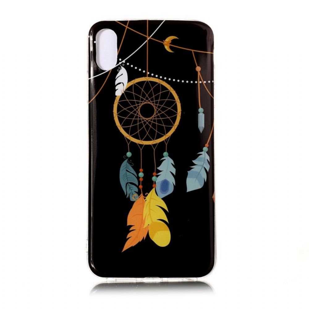 Hülle Für iPhone XR Einzigartiger Fluoreszierender Traumfänger