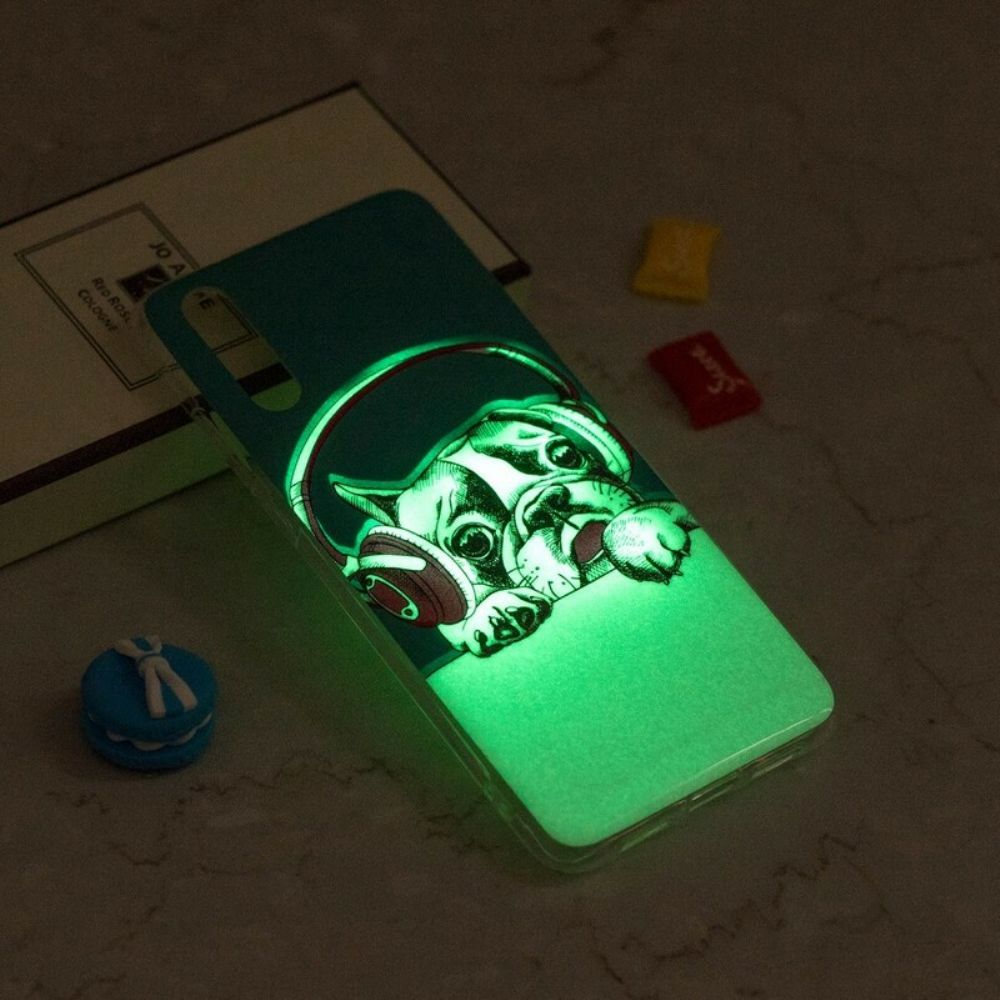 Hülle Für iPhone XR Fluoreszierender Hund