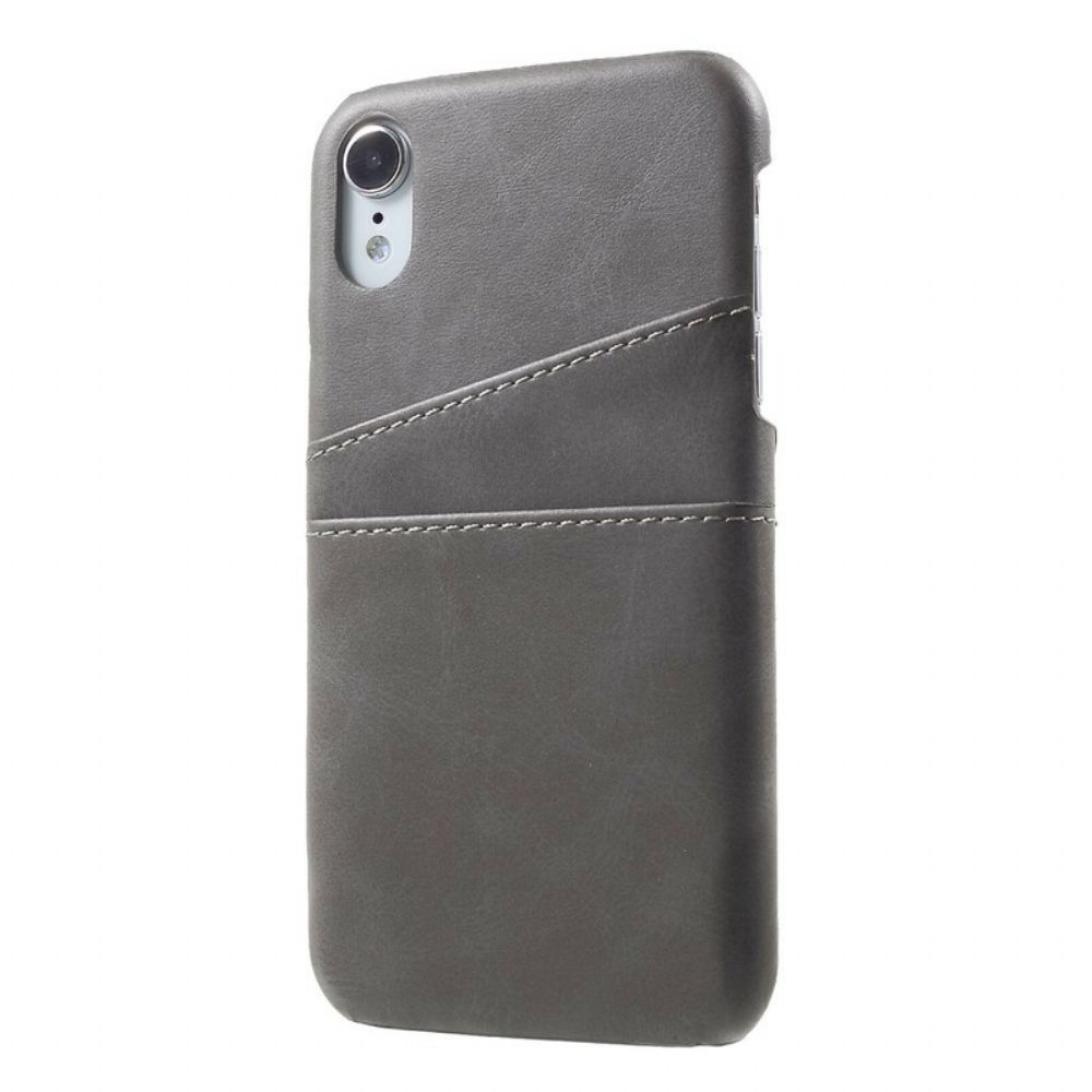 Hülle Für iPhone XR Kartenhalter
