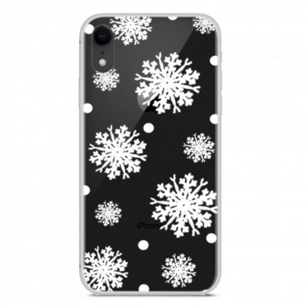 Hülle Für iPhone XR Schneeflocken