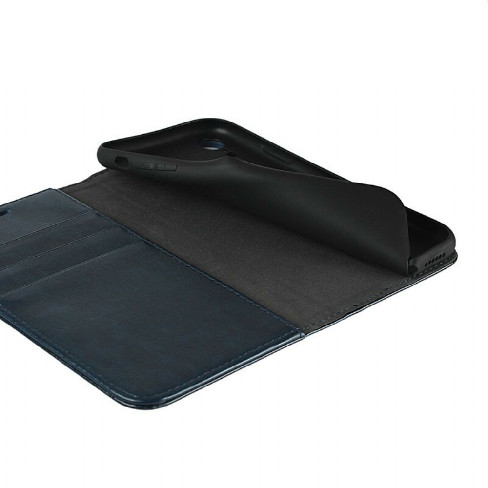 Schutzhülle Für iPhone XR Flip Case Echtes Leder