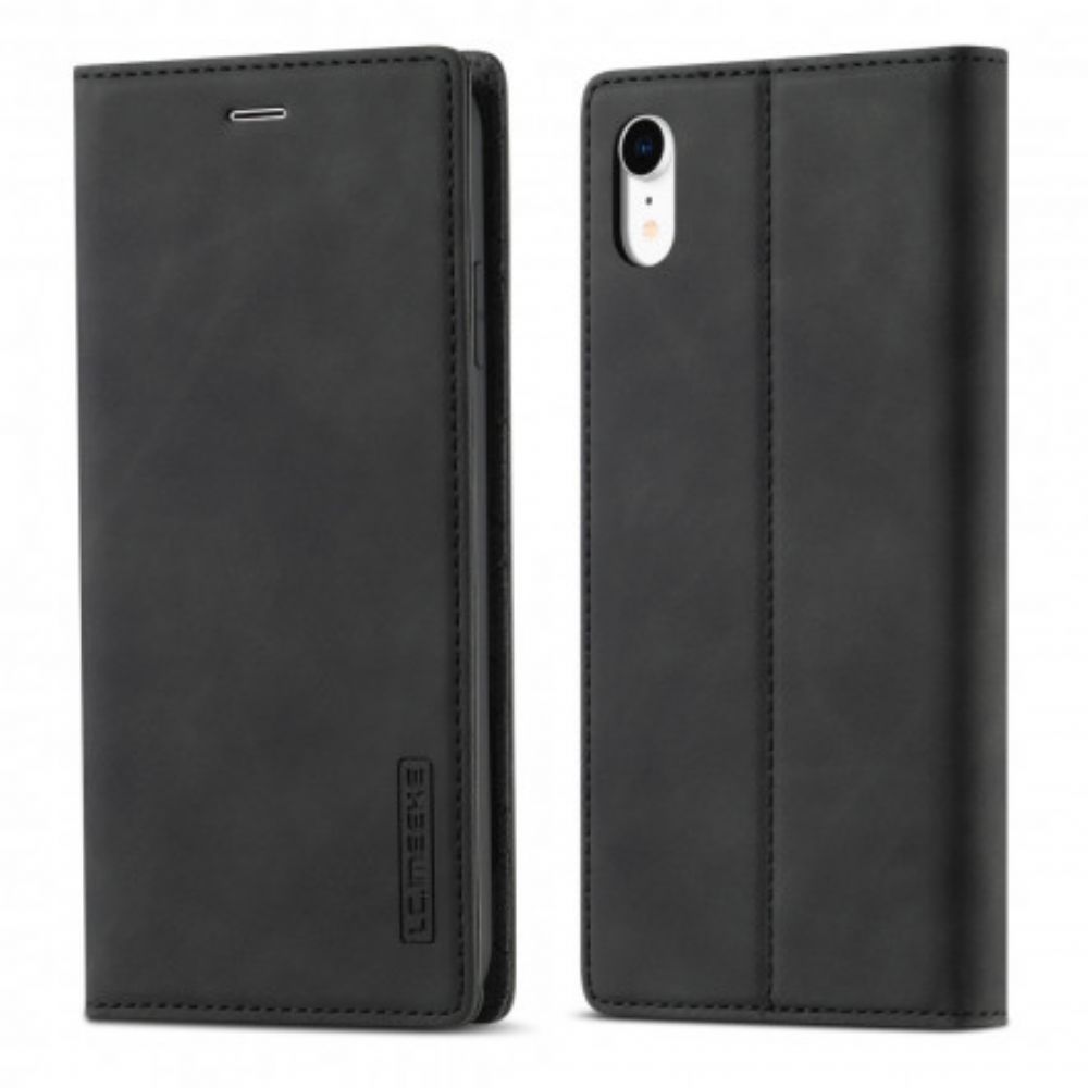 Schutzhülle Für iPhone XR Flip Case Lc.imeeke Ledereffekt