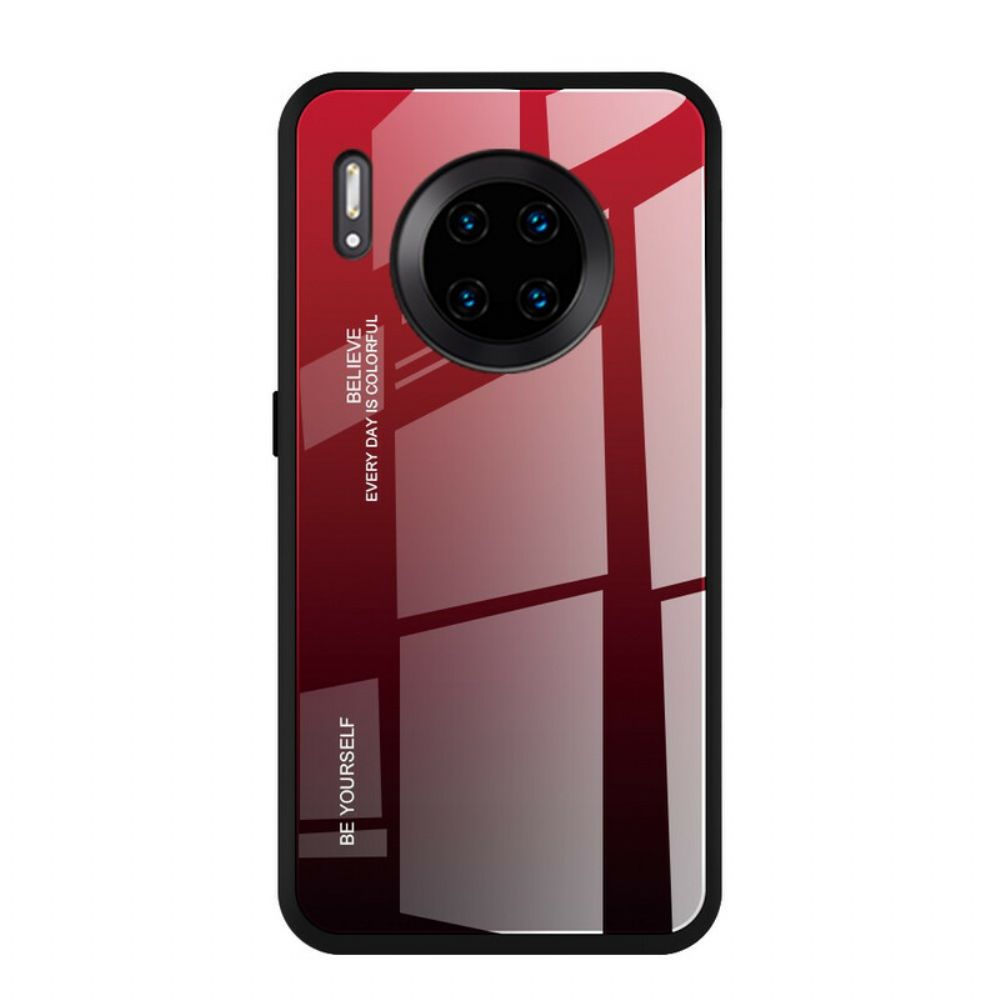 Handyhülle Für Huawei Mate 30 Pro Sei Du Selbst Gehärtetes Glas