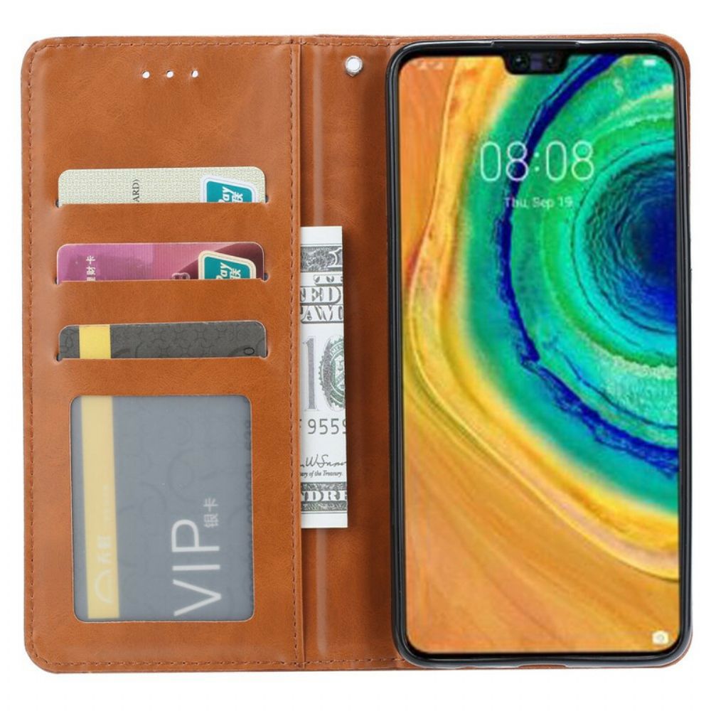 Schutzhülle Für Huawei Mate 30 Pro Flip Case Kartenetui Aus Kunstleder