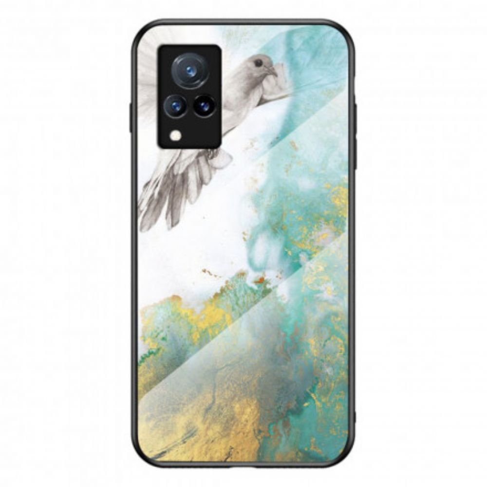 Hülle Für Vivo V21 5G Premium-farben Gehärtetes Glas