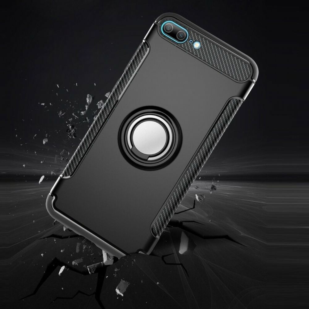 Handyhülle Für Honor 9 Lite Kohlefaser-magnetring