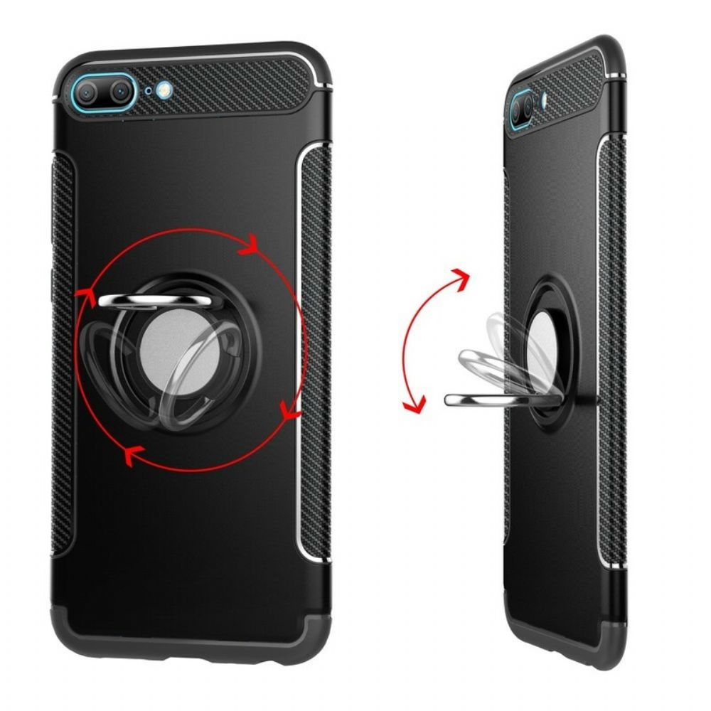 Handyhülle Für Honor 9 Lite Kohlefaser-magnetring