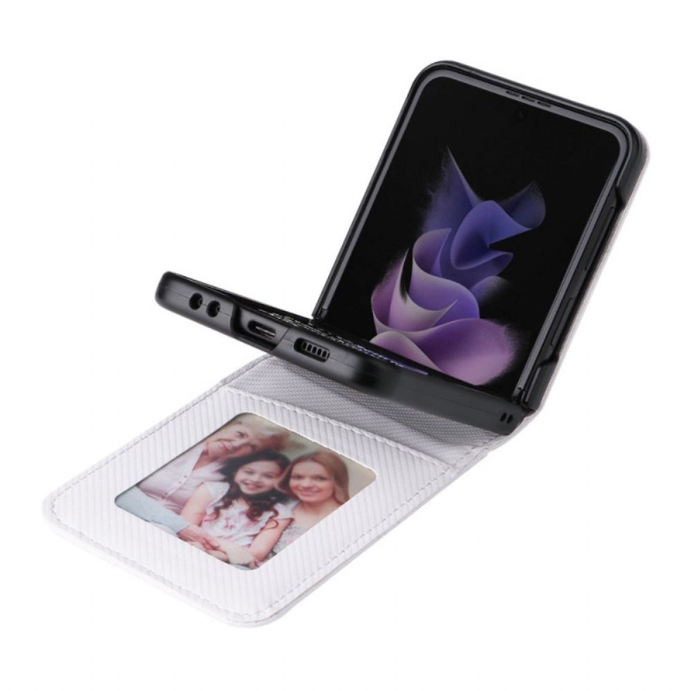 Case Für Samsung Galaxy Z Flip 4 Flip Case Kartenetui In Retro-lederoptik
