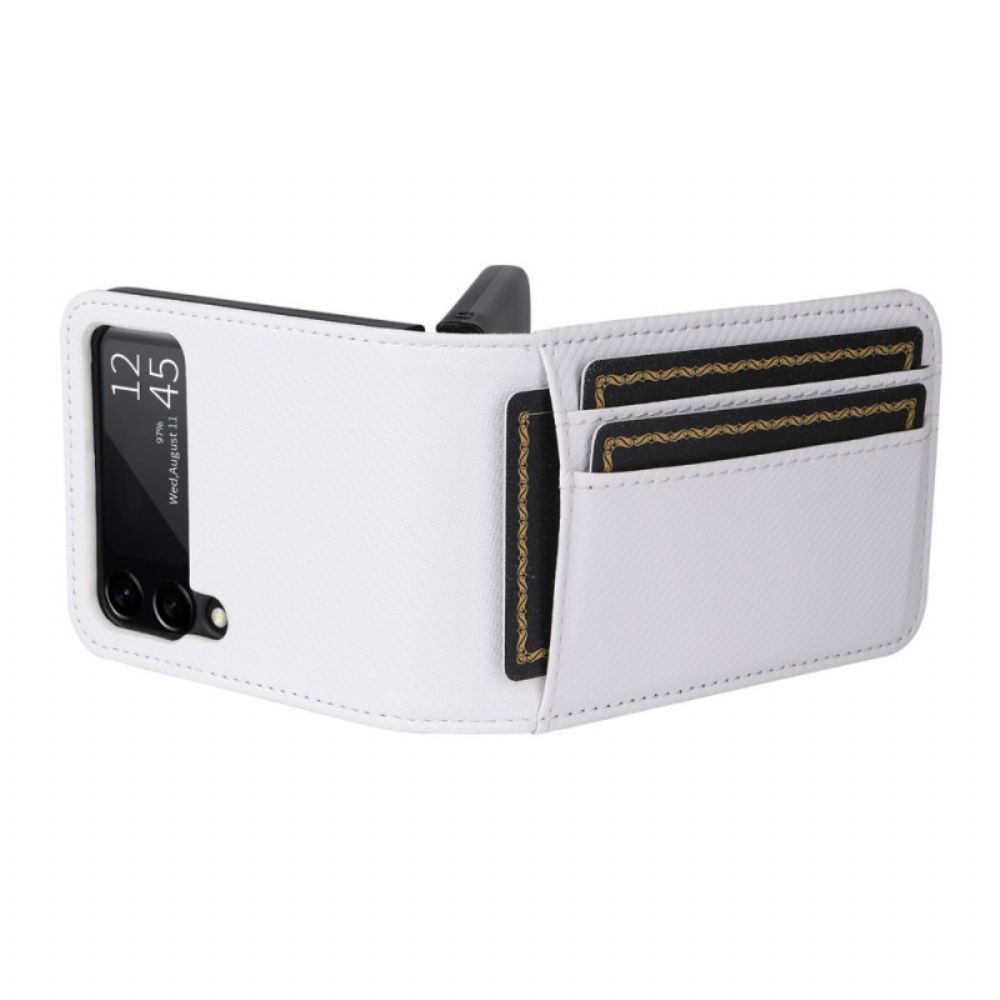 Case Für Samsung Galaxy Z Flip 4 Flip Case Kartenetui In Retro-lederoptik