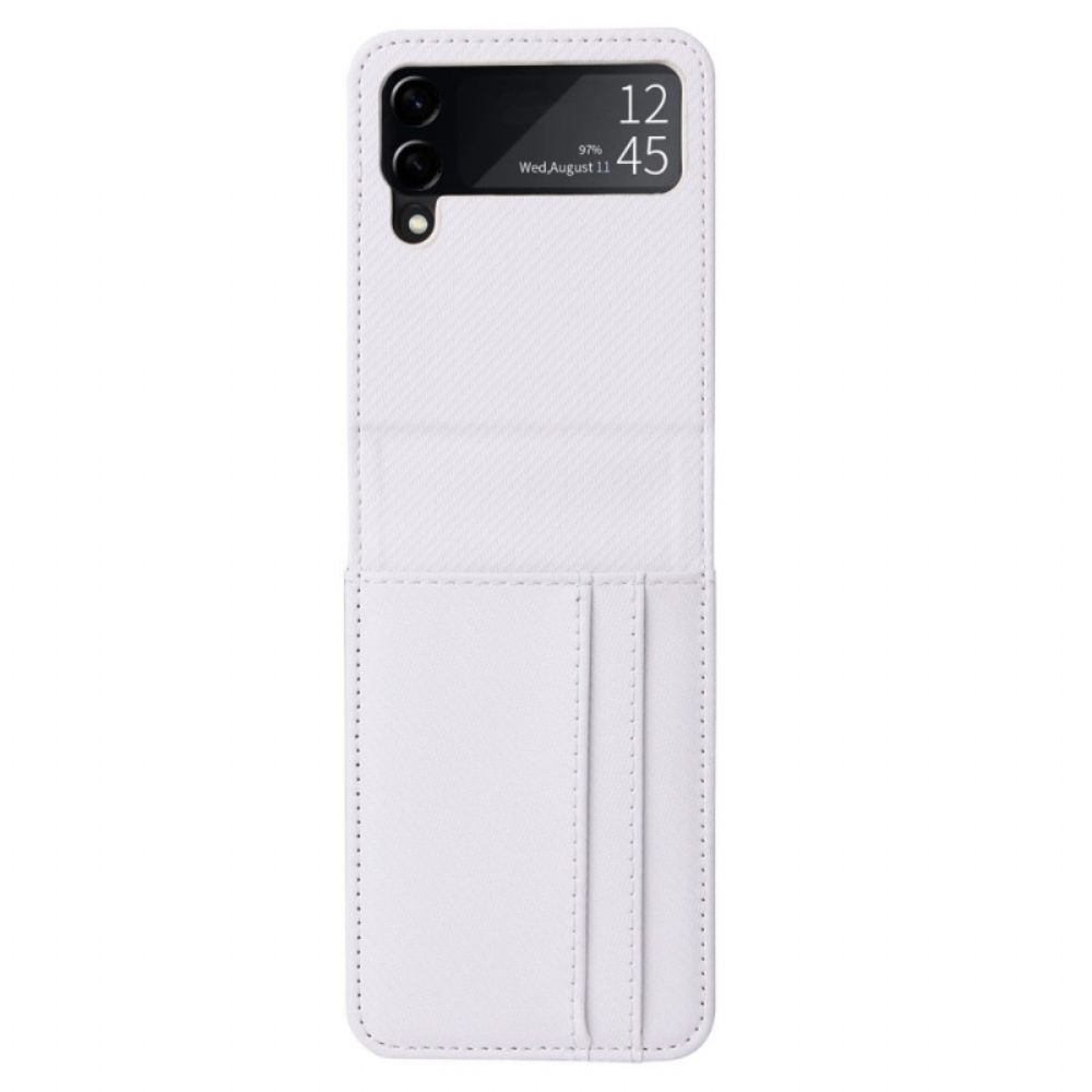 Case Für Samsung Galaxy Z Flip 4 Flip Case Kartenetui In Retro-lederoptik