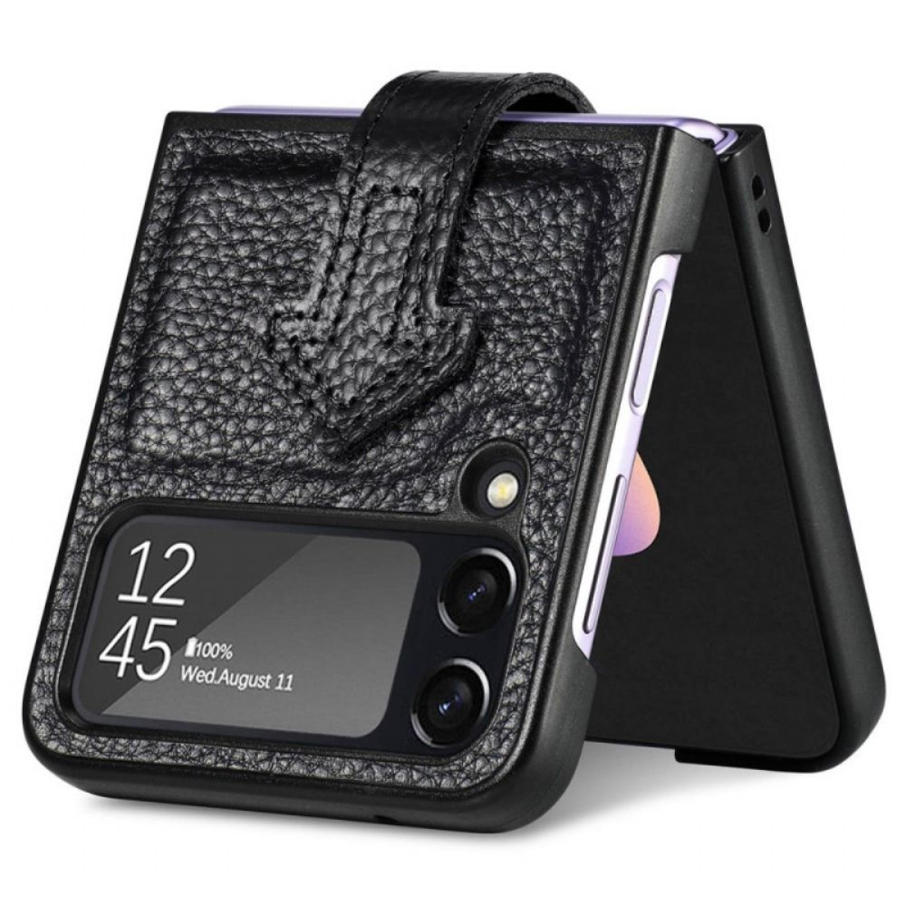 Handyhülle Für Samsung Galaxy Z Flip 4 Flip Case Leder Und Anhänger