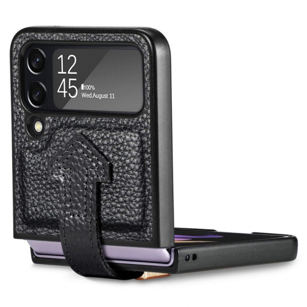 Handyhülle Für Samsung Galaxy Z Flip 4 Flip Case Leder Und Anhänger
