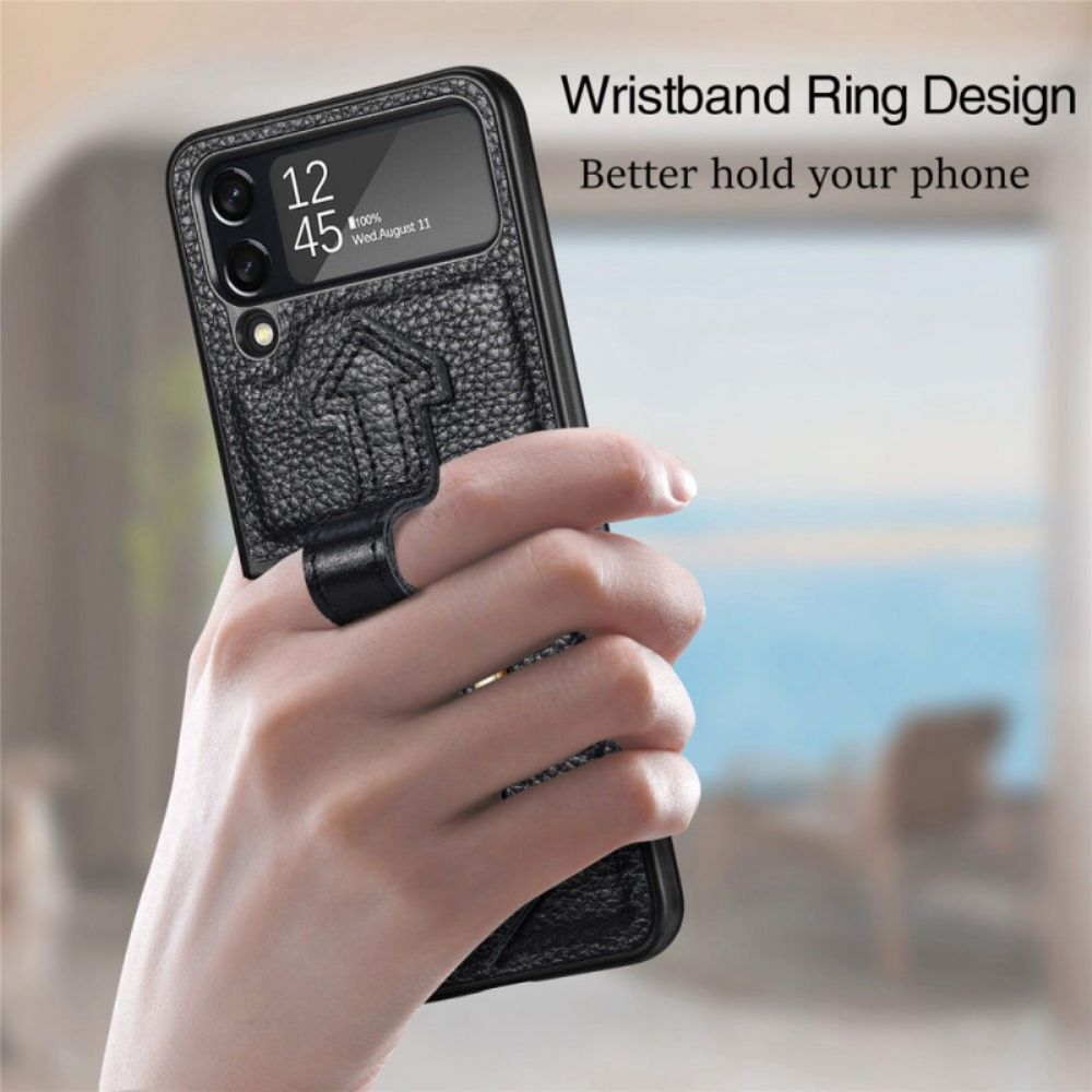 Handyhülle Für Samsung Galaxy Z Flip 4 Flip Case Leder Und Anhänger