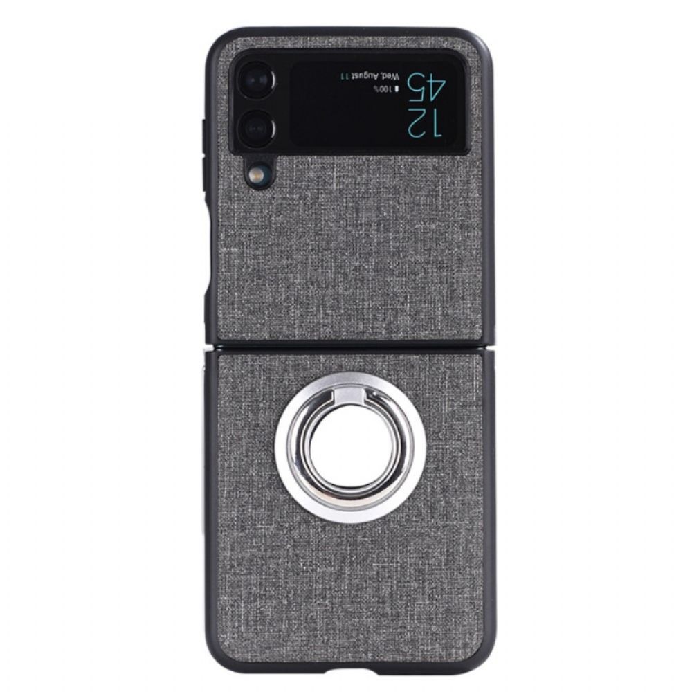 Handyhülle Für Samsung Galaxy Z Flip 4 Flip Case Stoff- Und Ringstruktur