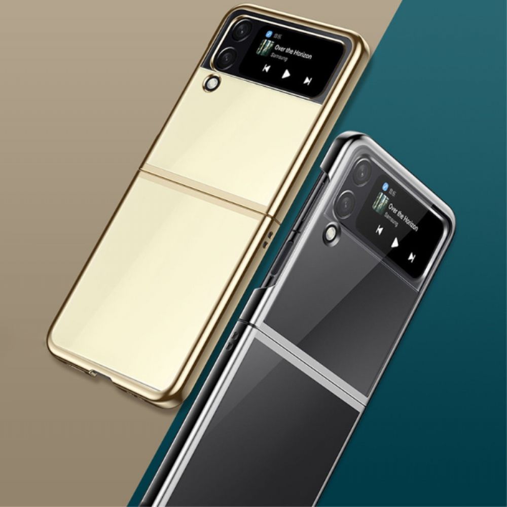Handyhülle Für Samsung Galaxy Z Flip 4 Flip Case Transparente Farbige Konturen