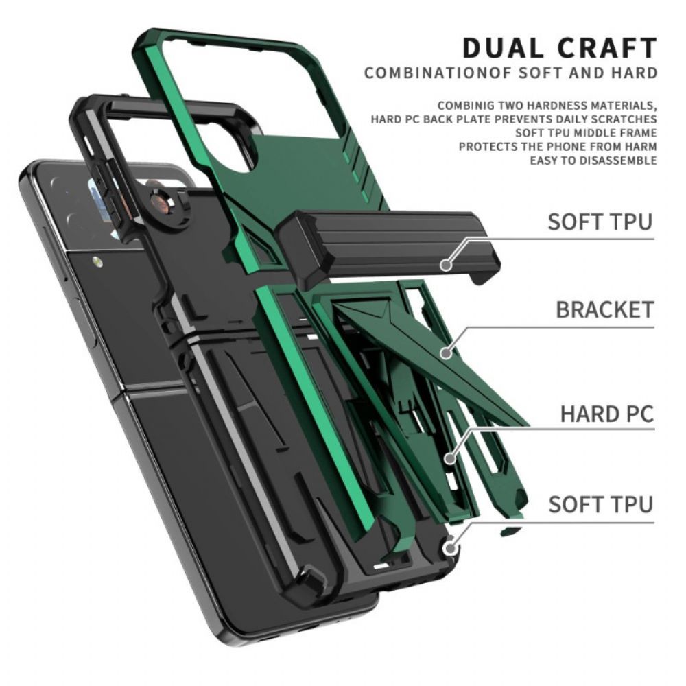 Hülle Für Samsung Galaxy Z Flip 4 Flip Case Beständiger Premium-support
