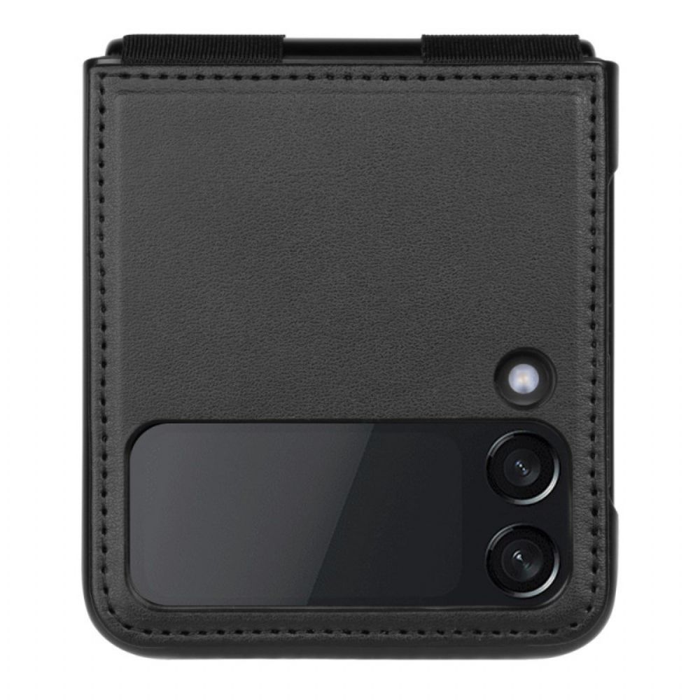 Hülle Für Samsung Galaxy Z Flip 4 Flip Case Leder Und Stütze Nillkin