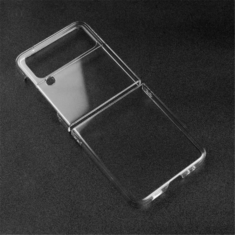 Hülle Für Samsung Galaxy Z Flip 4 Flip Case Transparenter Kunststoff