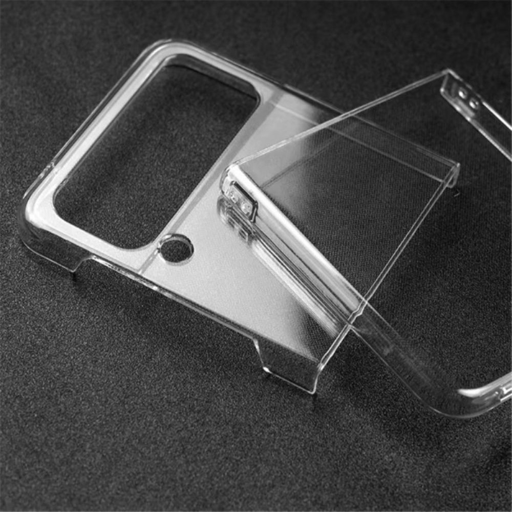 Hülle Für Samsung Galaxy Z Flip 4 Flip Case Transparenter Kunststoff