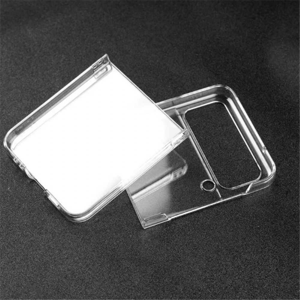 Hülle Für Samsung Galaxy Z Flip 4 Flip Case Transparenter Kunststoff