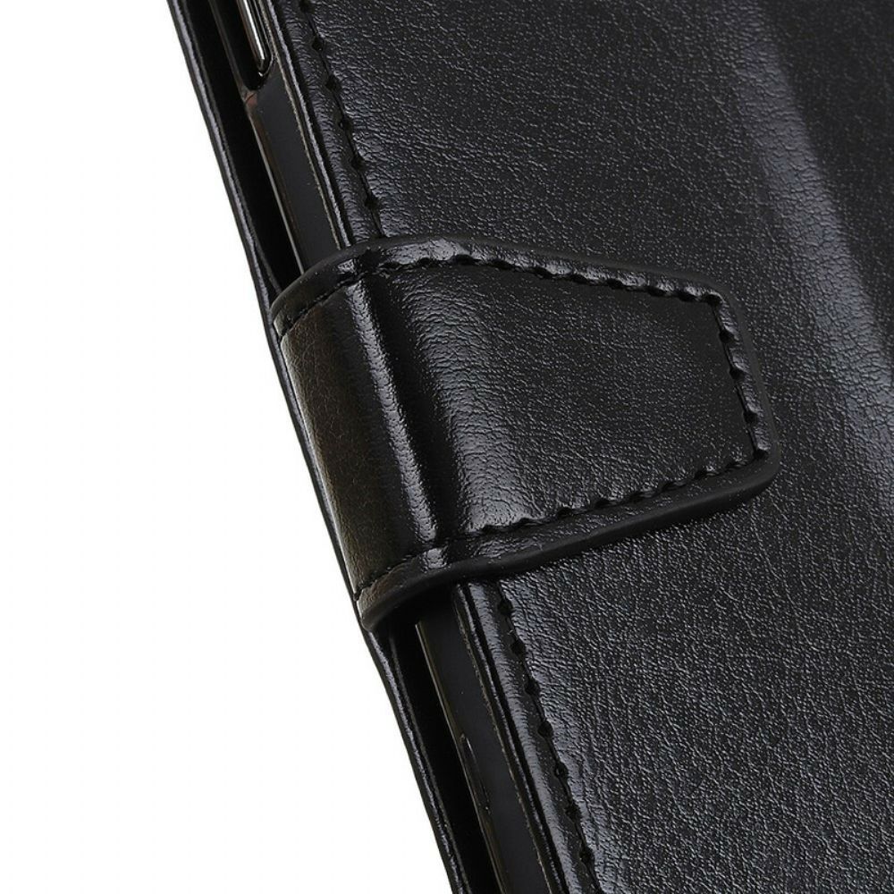 Flip Case Für Sony Xperia 1 II Klassischer Ledereffekt