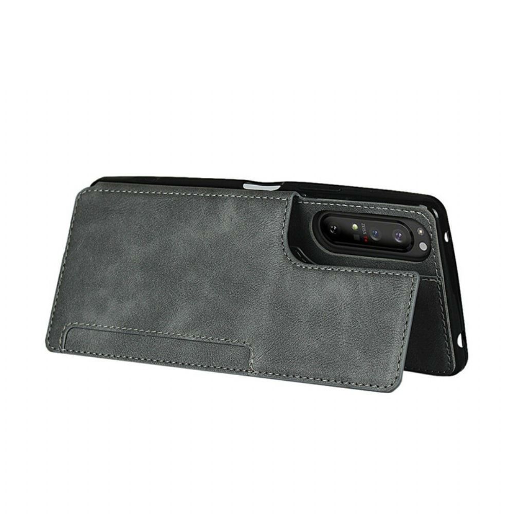 Hülle Für Sony Xperia 1 II Kartenhalter Und Lanyard