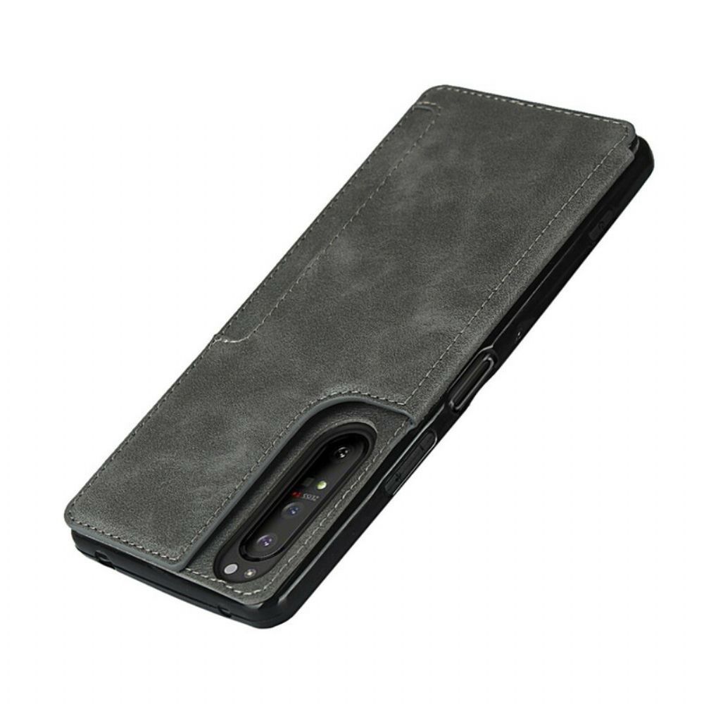 Hülle Für Sony Xperia 1 II Kartenhalter Und Lanyard