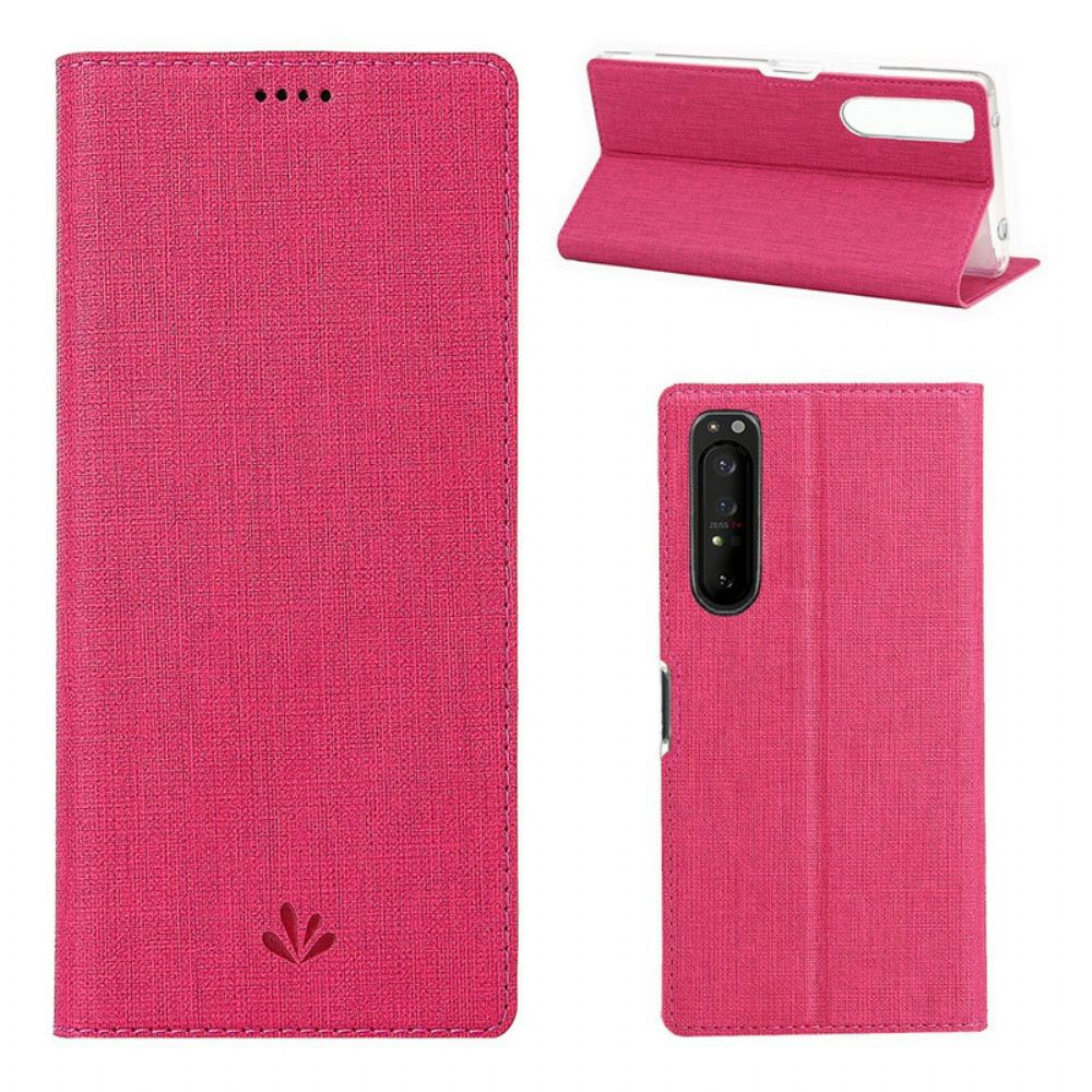 Schutzhülle Für Sony Xperia 1 II Flip Case Vili Dmx Texturiert