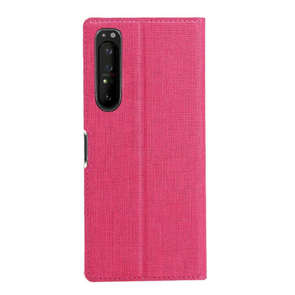 Schutzhülle Für Sony Xperia 1 II Flip Case Vili Dmx Texturiert