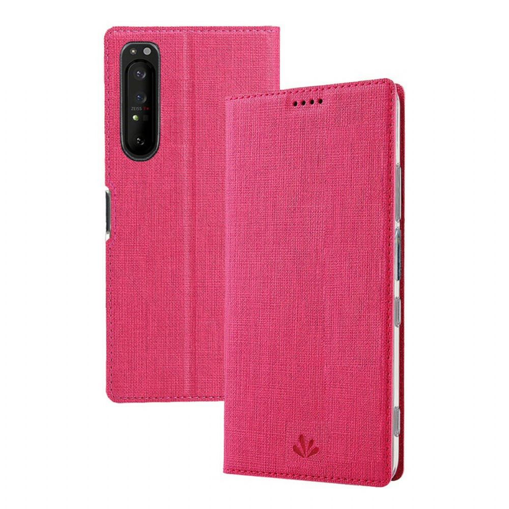 Schutzhülle Für Sony Xperia 1 II Flip Case Vili Dmx Texturiert
