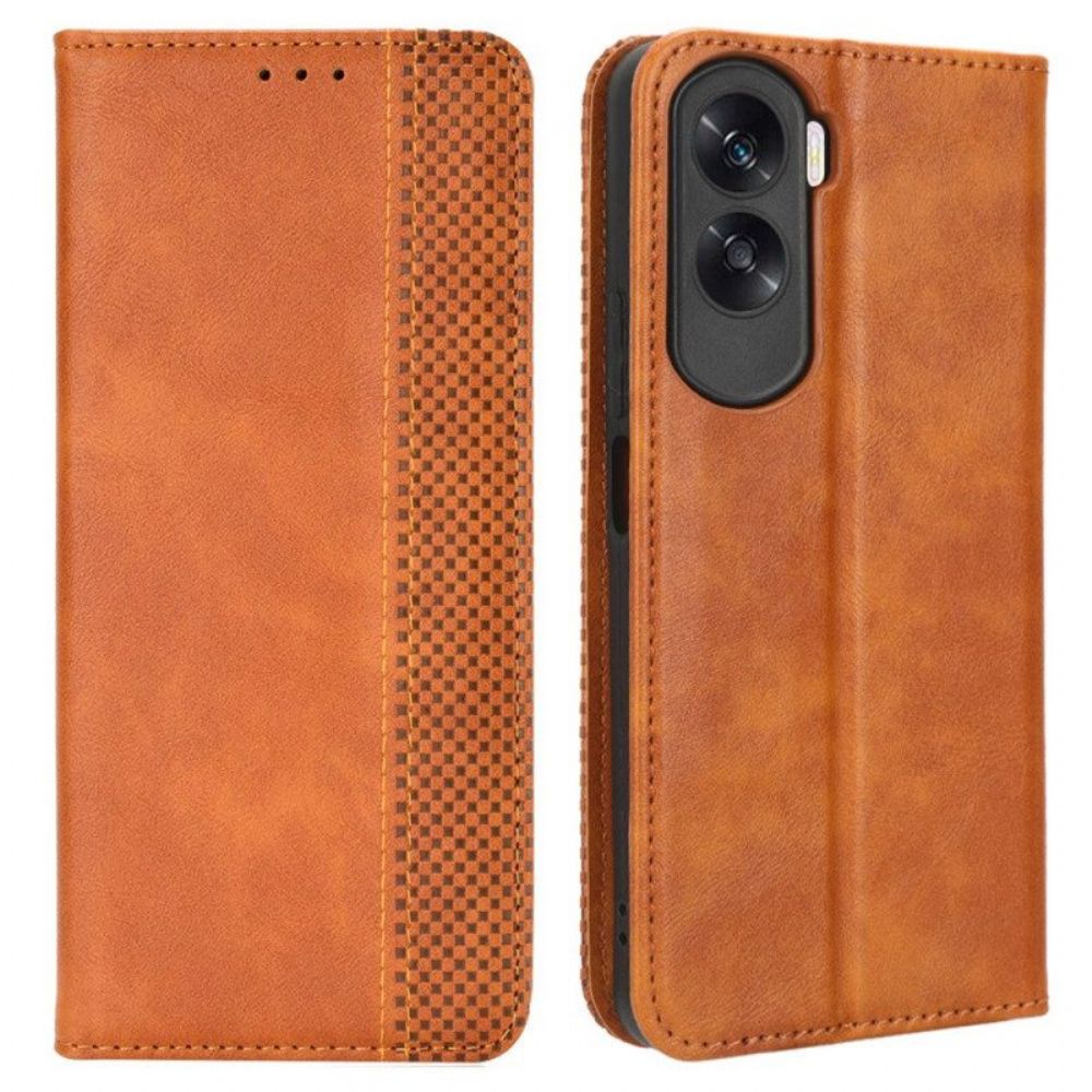 Schutzhülle Für Honor 90 Lite Flip Case Retro