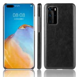 Handyhülle Für Huawei P40 Pro Performance Litschi-leder-effekt