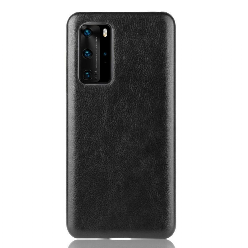 Handyhülle Für Huawei P40 Pro Performance Litschi-leder-effekt