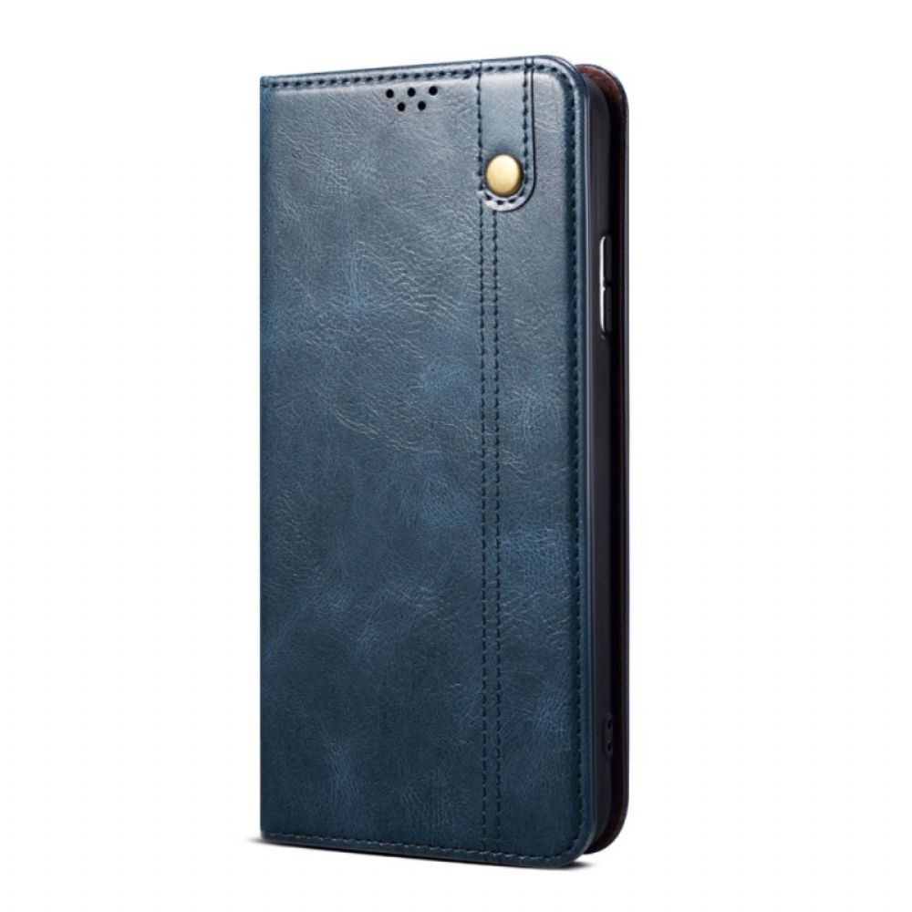 Flip Case Samsung Galaxy A16 5g Handyhülle Gewachstes Kunstleder