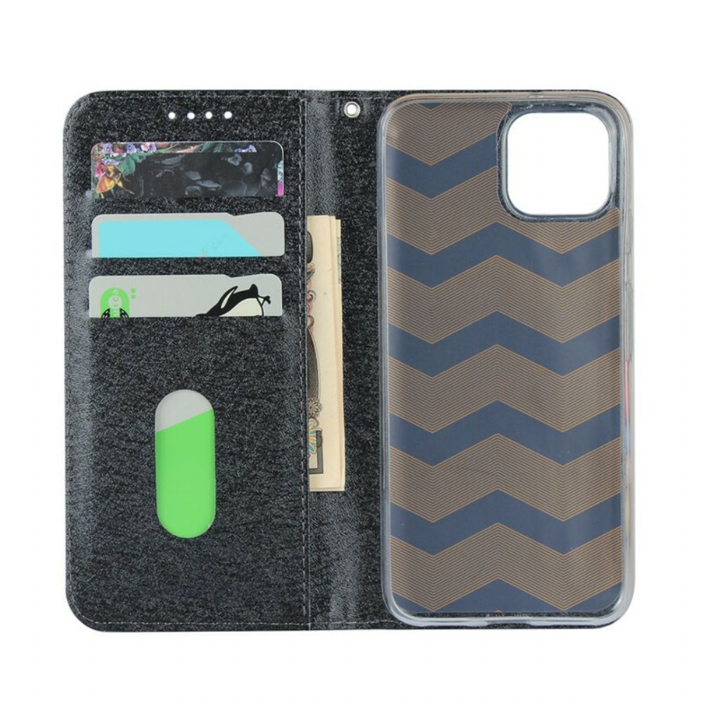 Schutzhülle Für Google Pixel 4 Mit Kordel Flip Case Retro Soft Leather Effect Strap