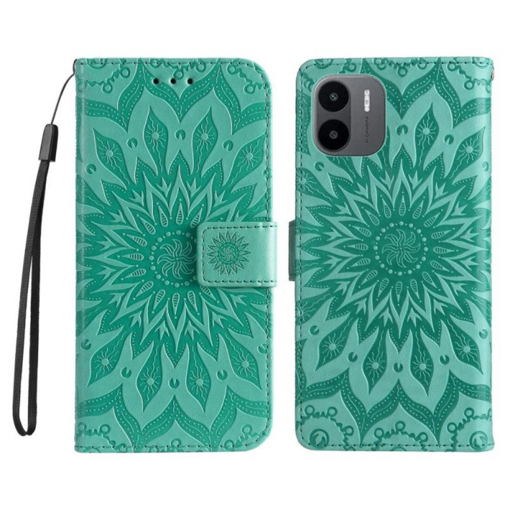 Lederhüllen Für Xiaomi Redmi A1 Mit Kordel Thong Sun
