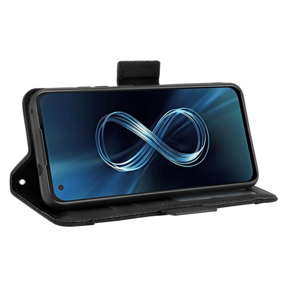 Flip Case Für Asus Zenfone 8 Erstklassige Multi-karte