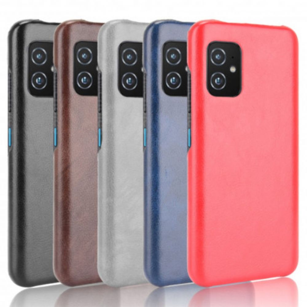 Hülle Für Asus Zenfone 8 Lichi-leder-effekt