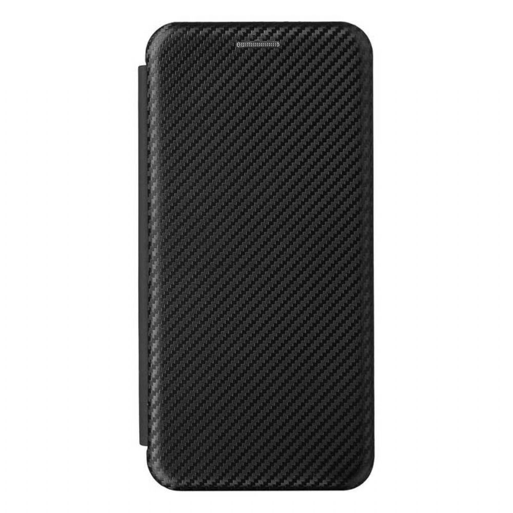 Schutzhülle Für Asus Zenfone 8 Flip Case Kohlefaser Mit Stützring