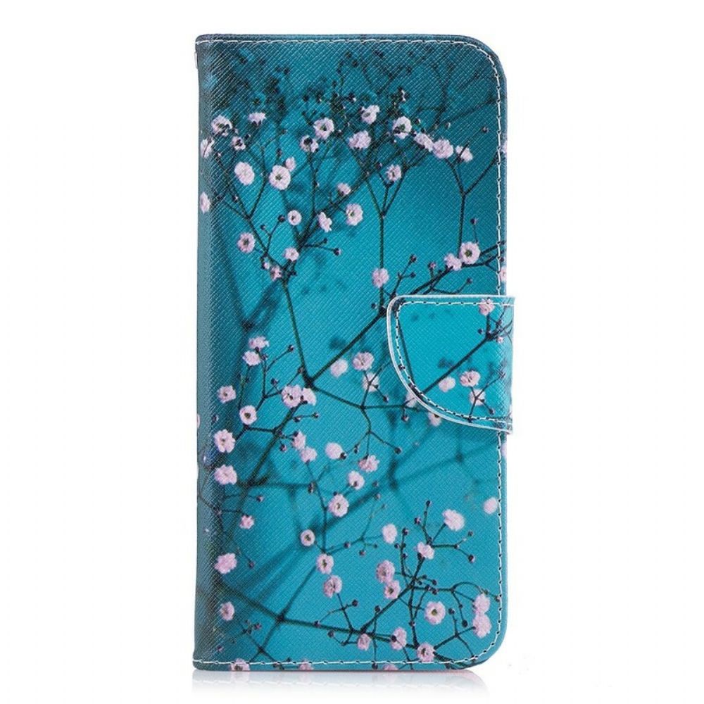 Lederhüllen Für Samsung Galaxy S9 Plus Blühender Baum