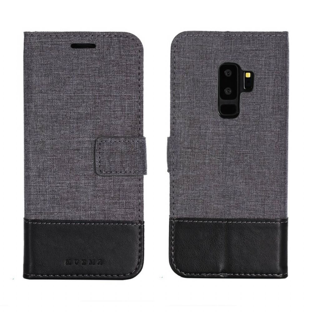 Lederhüllen Für Samsung Galaxy S9 Plus Muxma-stoff Und Leder-effekt