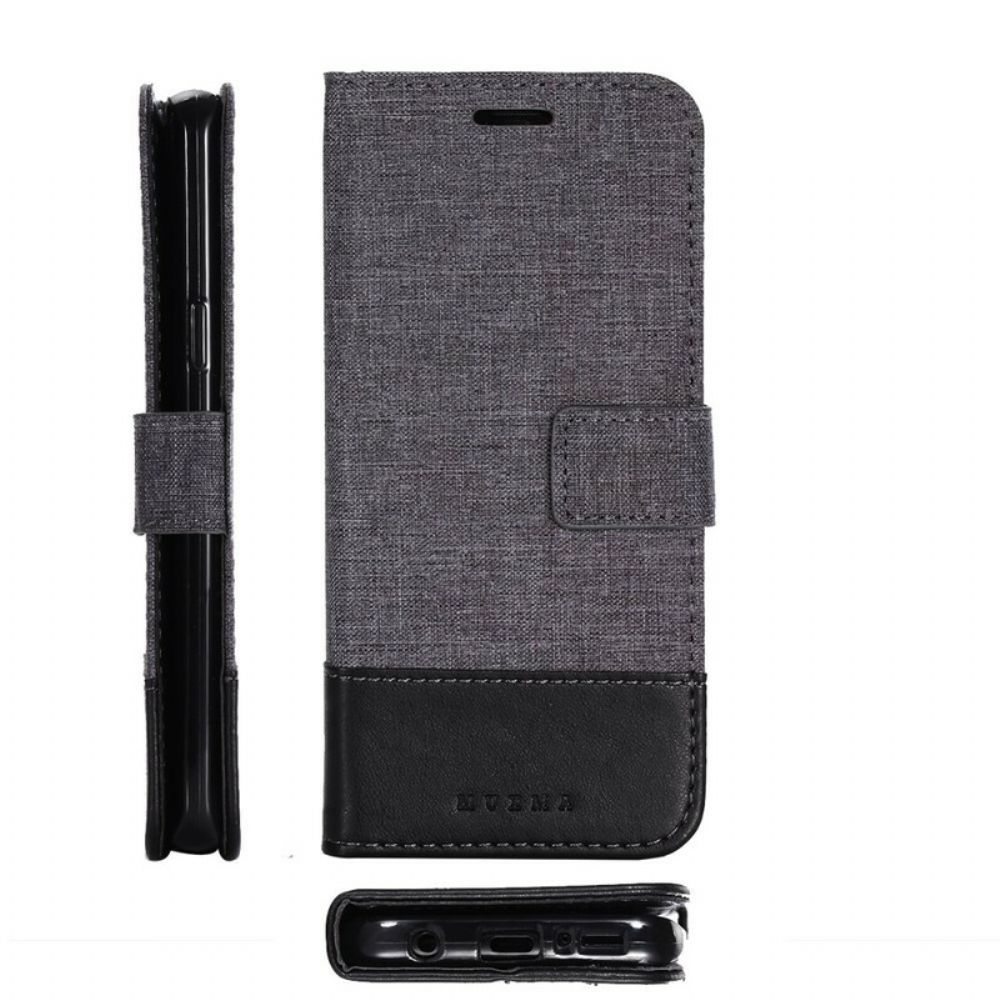 Lederhüllen Für Samsung Galaxy S9 Plus Muxma-stoff Und Leder-effekt